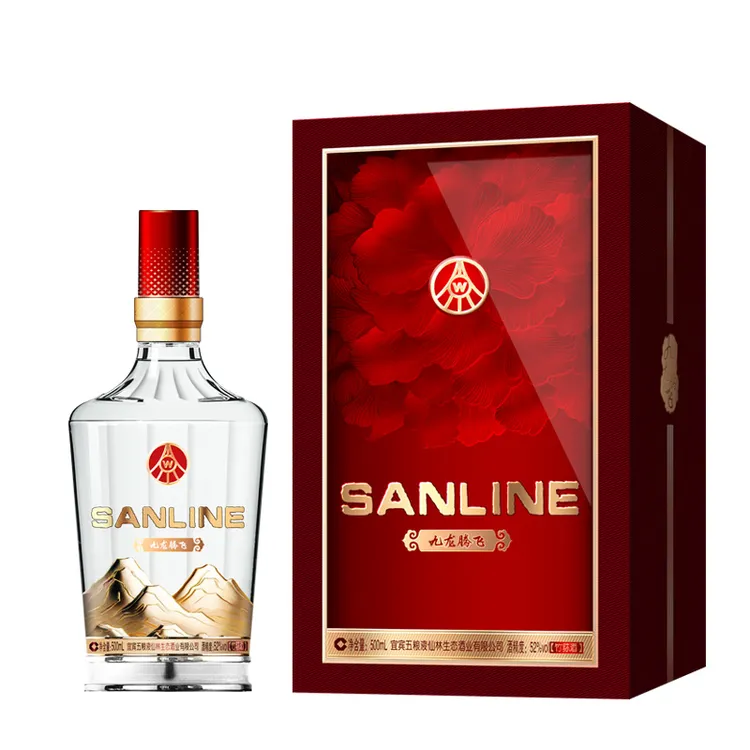 九龙腾飞【官方正品】竹荪酒 商务宴请52度 500ml 金山52度