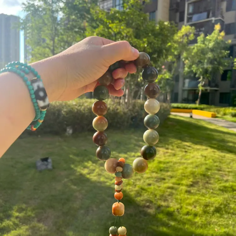 敦煌菩提圆珠大尺寸20mm18颗手持大果菩提根手串