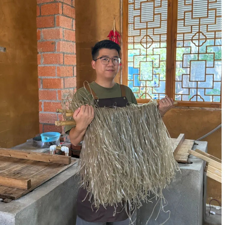 正宗信阳淮河纯手工红薯粉条山芋粉川粉地瓜粉红薯细粉荷折粉