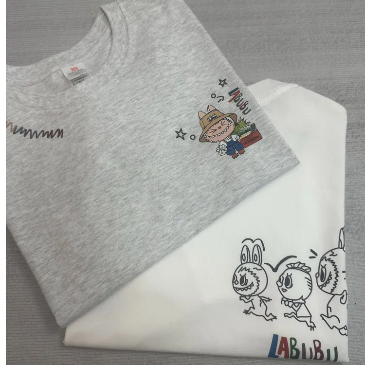儿童纯棉恤潮牌卡通男女中大童夏季短袖潮百搭上衣