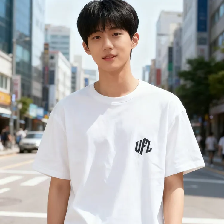 男士纯棉短袖T恤男装2026夏季新款字母宽松圆领针织高级感上衣男