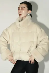 新款立领水貂鹅绒服 YR2025003