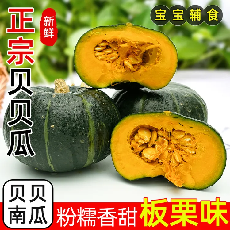 粉糯香甜板栗味贝贝小南瓜适合孕妇减脂的新鲜蔬菜