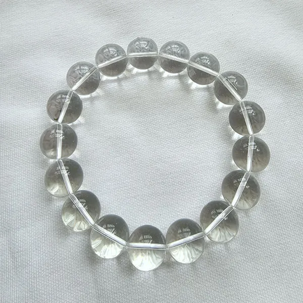 合金仿水晶手链 男女生水晶手串黄白色粉紫色水晶链首饰水晶手链