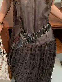 MAR 高级设计感玫瑰花朵搭配腰带MR5951SK613181