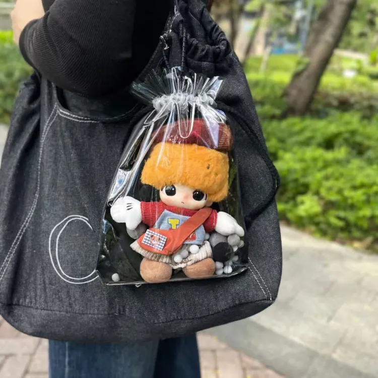 高透锦囊娃袋遛娃包保护套娃包星星人wakuku坏小孩兔闪闪Dimoo袋