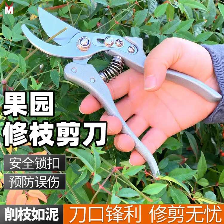 日本进口园艺剪SK5刀片大粗枝专用剪刀多功能修花修枝西红柿采摘