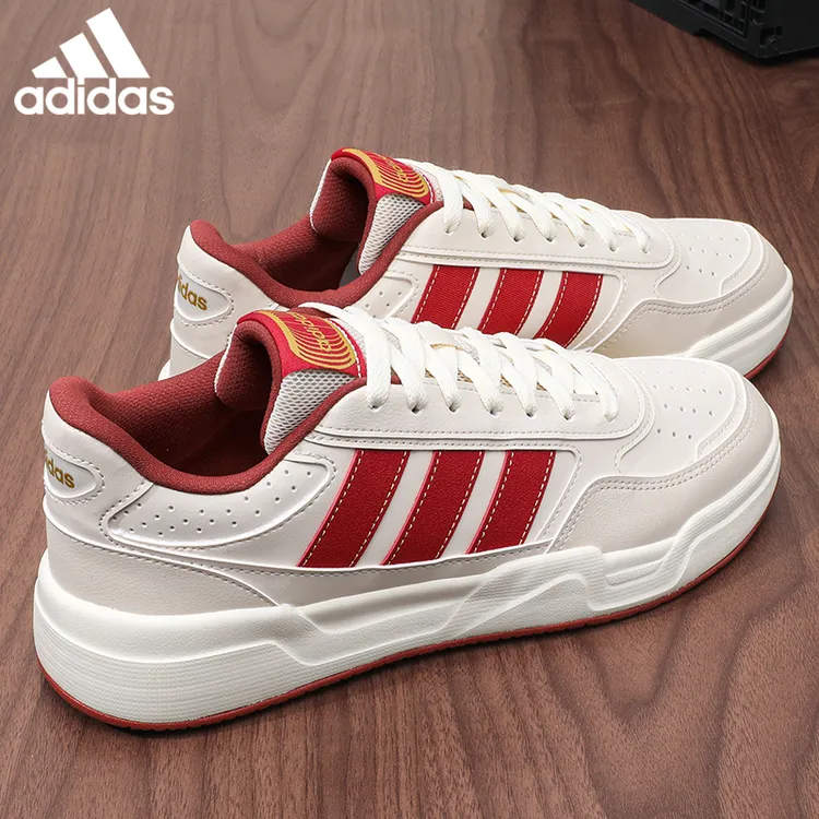 adidas阿迪达斯板鞋男女同款冬季时尚百搭休闲小白鞋运动鞋KI1502