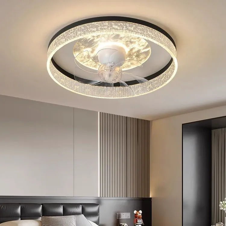 360度摇头大气客厅吸顶风扇灯卧室风扇灯简约创意餐厅房间风扇灯