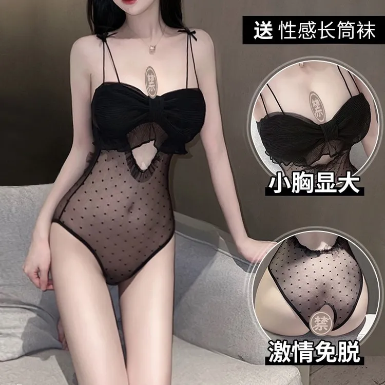 免脱小胸显大性感蕾丝女可爱纯欲