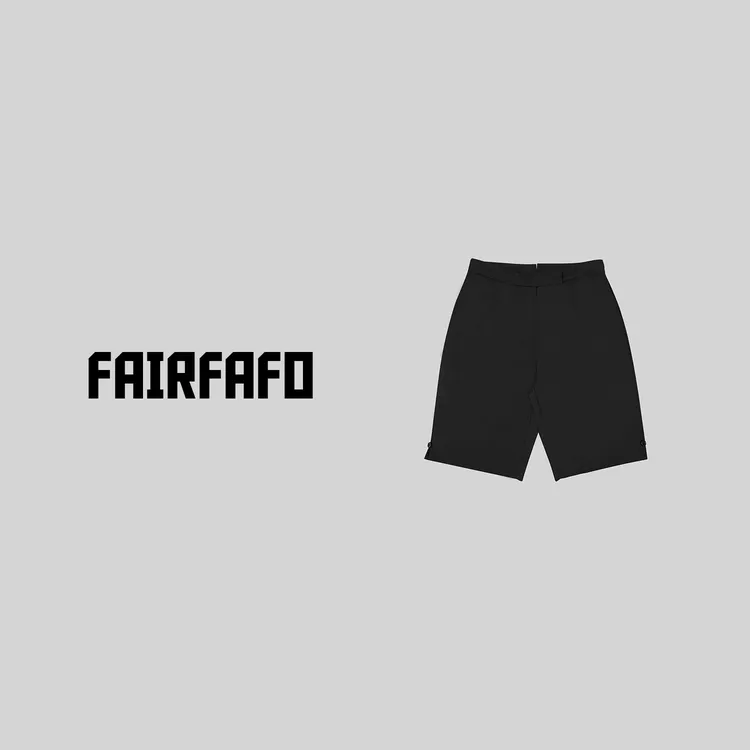 【后腰织带短西裤】23KZ2017