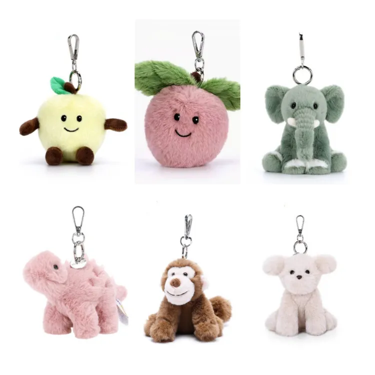 McHugs钥匙扣 | 薰衣草亚麻籽可爱小动物毛绒公仔挂件钥匙扣