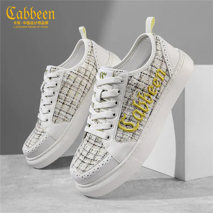 卡宾正品男鞋秋季款潮鞋百搭男士经典黑白空军一号运动休闲男板鞋
