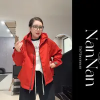 【楠楠推荐】秋季新款潮流显瘦百搭连帽拼接外套C6046