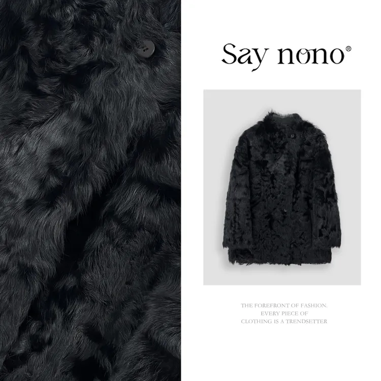 懒猫nono│Saynono高奢时尚设计感皮草外套皮毛一体外套上衣H2511X