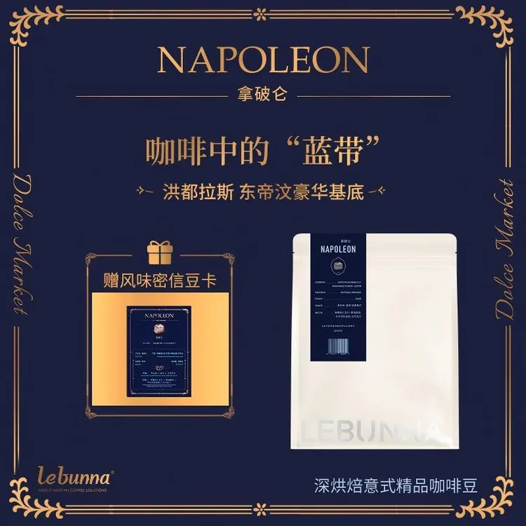 杜先生lebunna【拍即赠试饮装2罐】甜品超市精品意式咖啡豆
