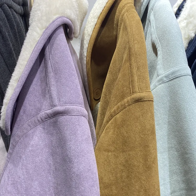 2025新款高级感气质复古翻领双面双穿皮毛一体外套