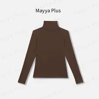 【加分内搭】Mayya Plus麦芽定制流光风高领打底针织上衣女32537226