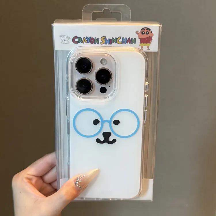 欧克里里眼镜自嘲熊适用苹果17/16奶油手机壳华为P70vivo小米oppo