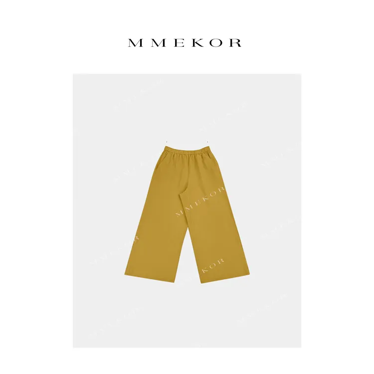 MMEKOR“梵高裤” 2025新款静奢老钱风气质休闲裤 79908