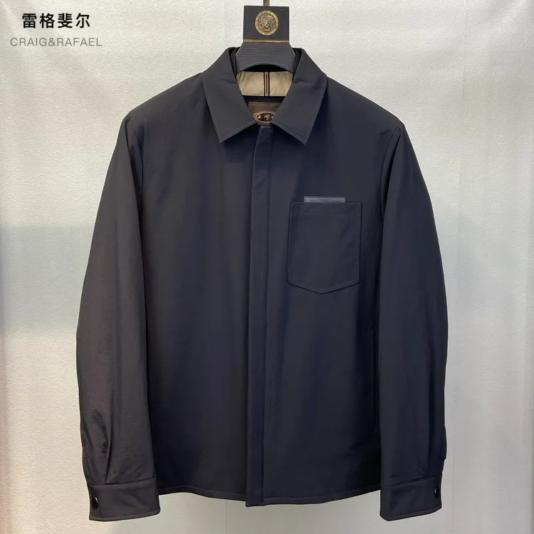【YR040】冬季翻领轻薄羽绒服男20g+白鹅绒保暖外套通勤日常25新品