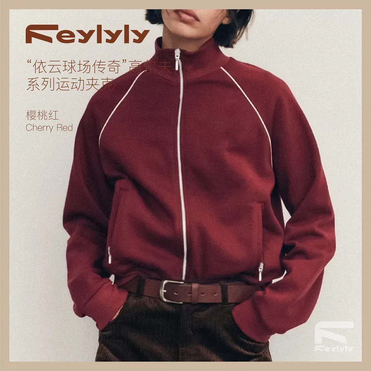 FEYLYLY 依云球场传奇高尔夫系列运动夹克女款户外休闲时尚立领