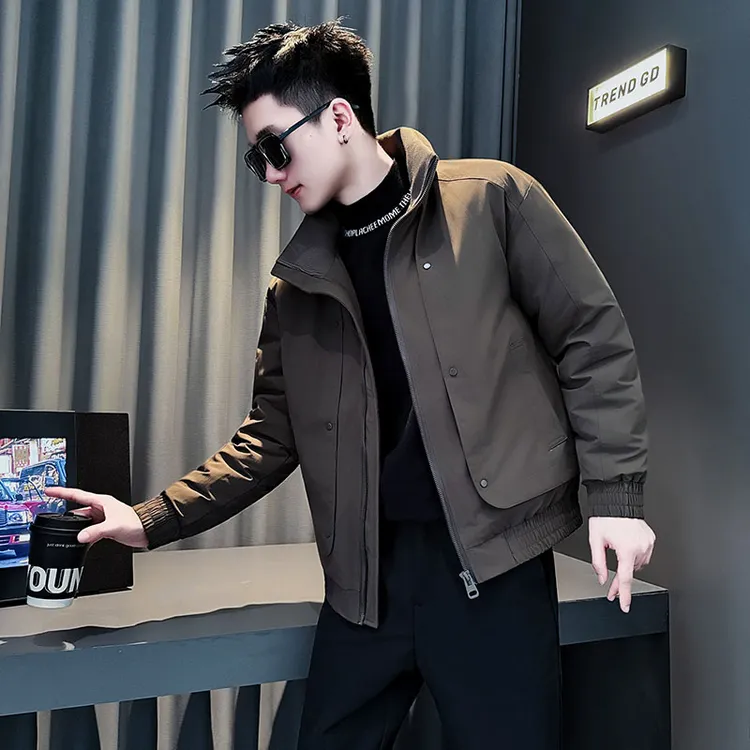 晋江棉服男士冬季款2026新款爆款立领棉衣冬装加厚保暖棉袄子外套