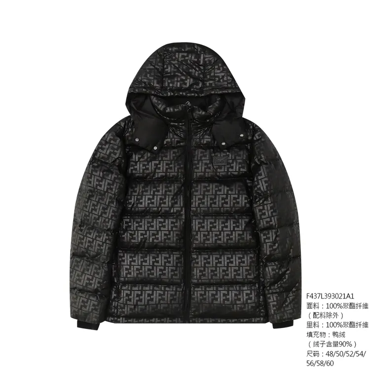 FENDILOR小怪兽25年秋冬款男士羽绒 F437L393021A