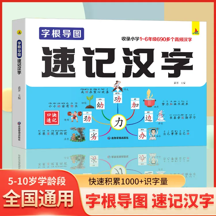 思维导图速记汉字小学生语文同步人教版一年级二年级三四五六年级