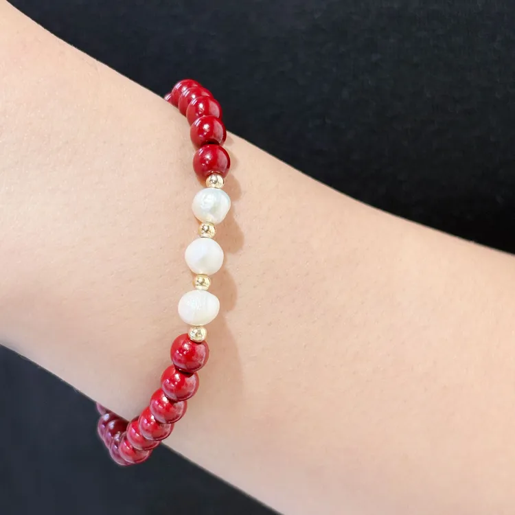 手链 Max【小圆满】新中式珍珠手链女轻奢小众百搭转运珠送朋友