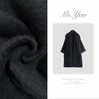 Ms·Yao【墨绒雅风】高级感围巾领双面羊绒大衣（带腰带+围巾）25S27