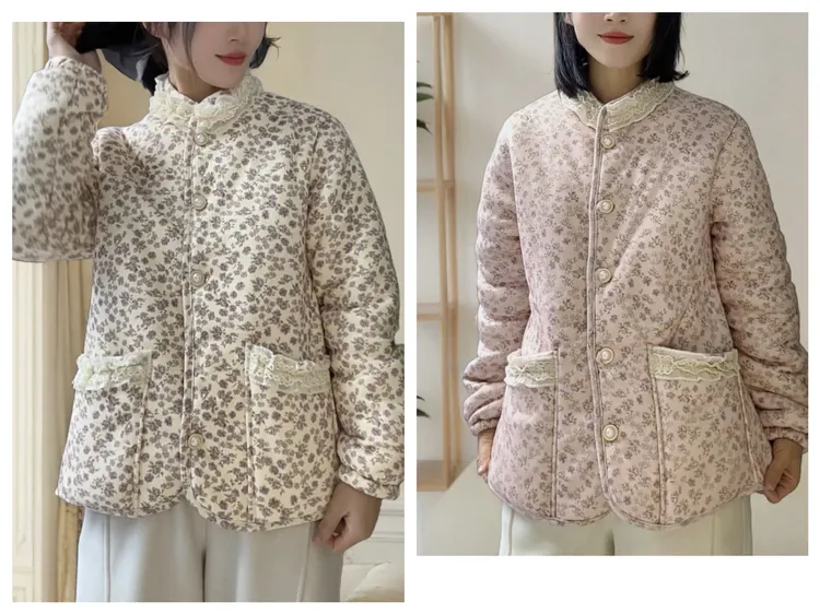 大尚自留款茶歇三层棉棉衣