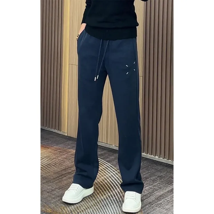 灏吉弧2025春夏男士休闲裤高档时尚网红阔腿裤轻奢显瘦运动卫裤