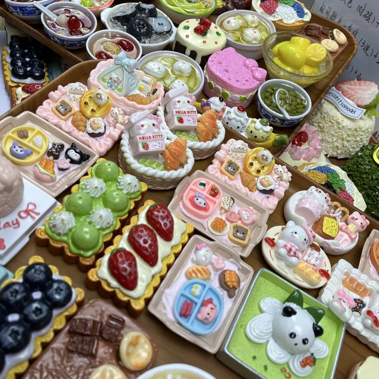 【直播拆冰箱贴】创意树脂食玩对对碰冰箱贴可爱磁吸装饰品居家好物