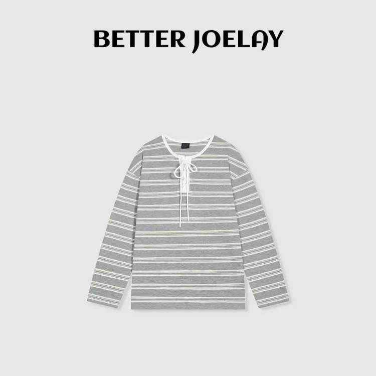 BETTER JOELAY-【系泊之纹】潮流时尚百搭长袖休闲风KH3517