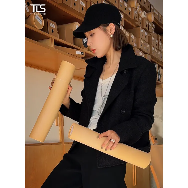 TT【机车风】重磅H型手工编织粗花呢收腰双排扣夹克外套WT5058