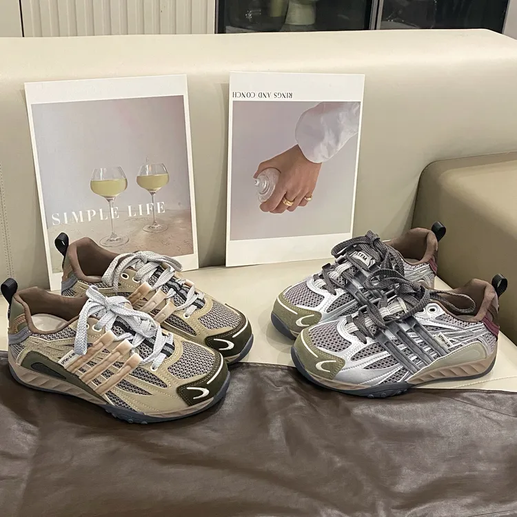 【猪猪家】2025秋小众设计复古老爹鞋厚底百搭舒适运动鞋跑步鞋