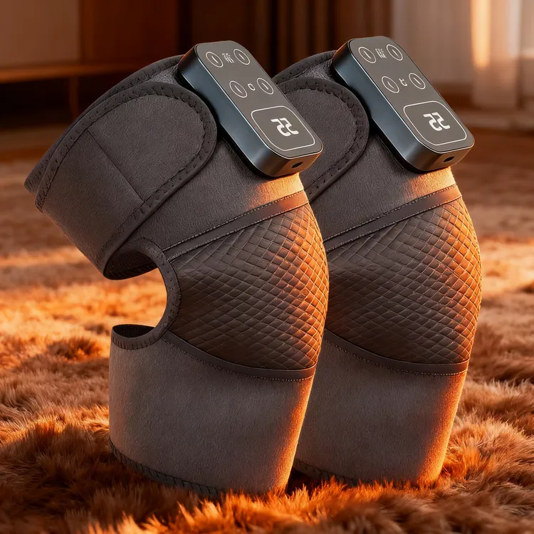 护膝按摩膝盖仪器按摩器加热热敷理疗保暖关节发热疼痛寒腿神器