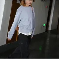 5044男友力毛圈圆领休闲百搭宽松套头卫衣