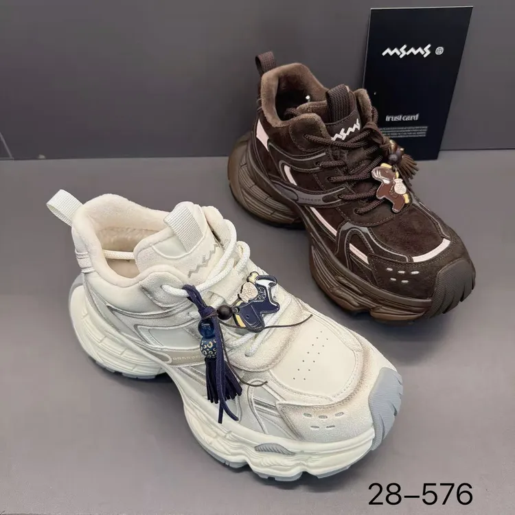 玛莎玛索冬季大棉新款28-576时尚百搭老爹鞋