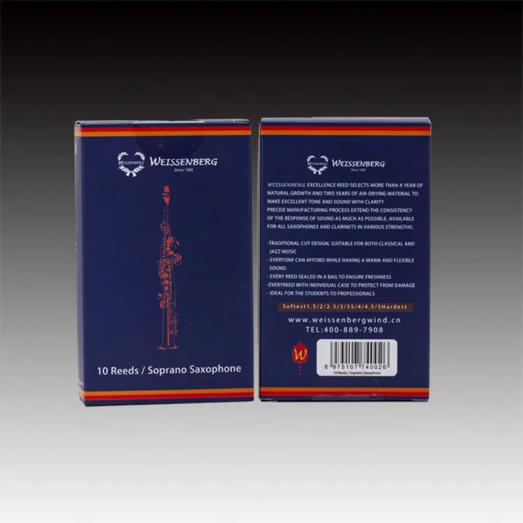 韦笙堡WEISSENBERG 芦苇哨片 中音高音次中音 精选芦苇严格选材
