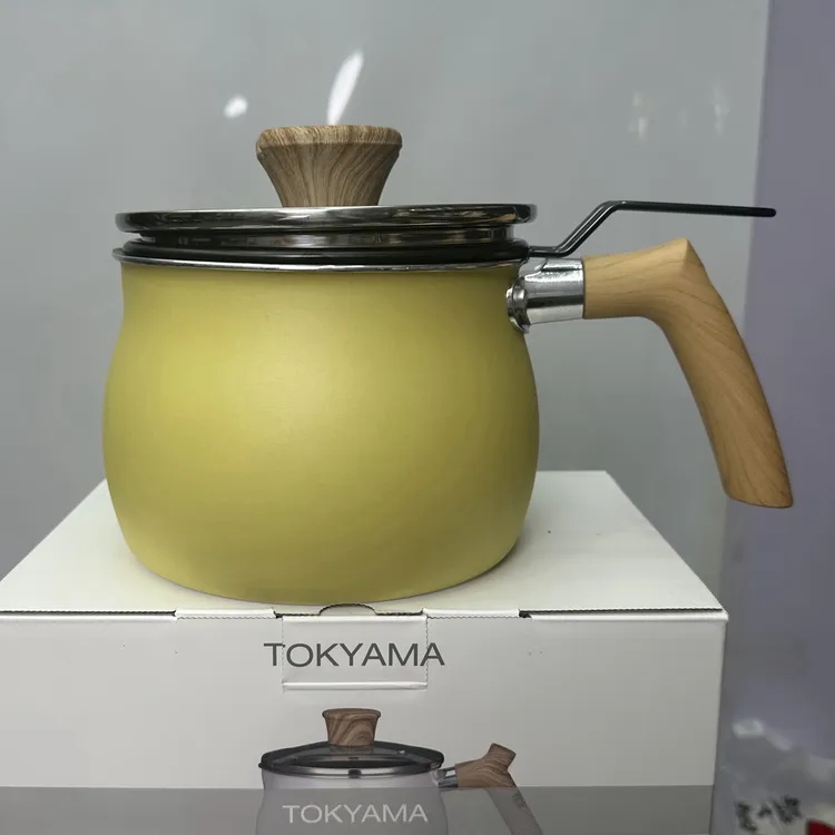 家用厨房奶锅带滤网可煮可炖可炸多功能奶锅送滤网煮牛奶专用锅