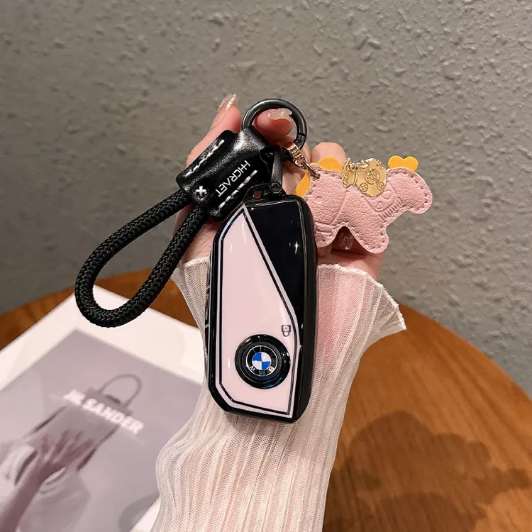 宝马5系钥匙套X1X5汽车保护壳530li包X2X3X7系740li五系女扣
