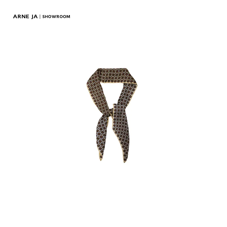 ARNE JA｜“新古典主义”复古暗美人桑蚕丝飘带丝巾AS059