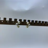 【小四季】拆皇后 akoya 5-5.5mm  18k金 海水珍珠耳钉