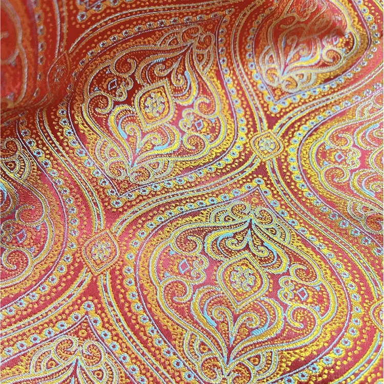 女王的项链红珠帘宋锦手作发夹葫芦发圈包包面料布料手作面料