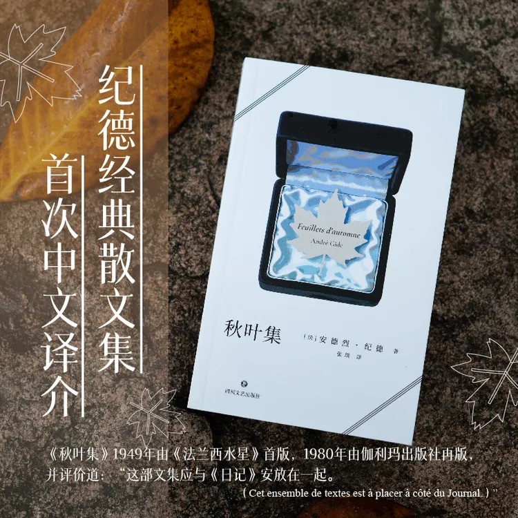 秋叶集诺奖作家安德烈·纪德文学散文集四川文艺出版社官方正版书