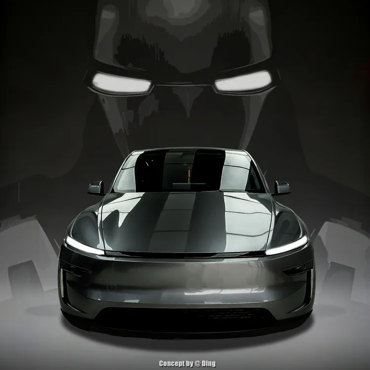 丁卯兔特斯拉焕新Y Model Y日行灯屏蔽盖板
