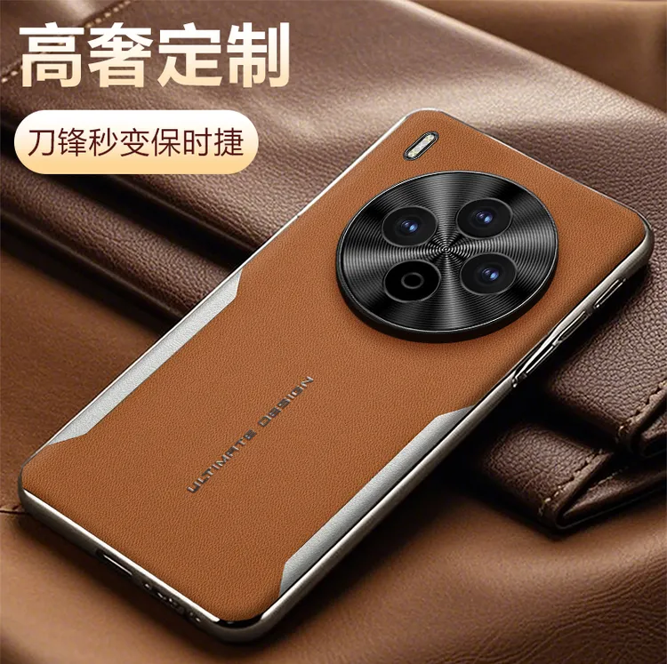 适用vivoY500Pro手机壳Y500Pro网红男女士新款CD纹金属镜头框防摔