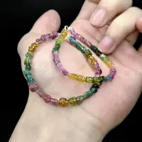 【老三珠宝】碧玺DIY单圈手链Z12【多样性发其一】约4mm+